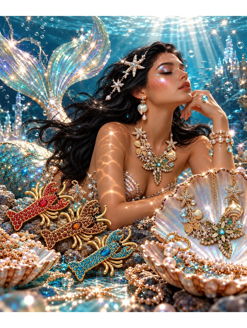 Mermaid Collection Brooch